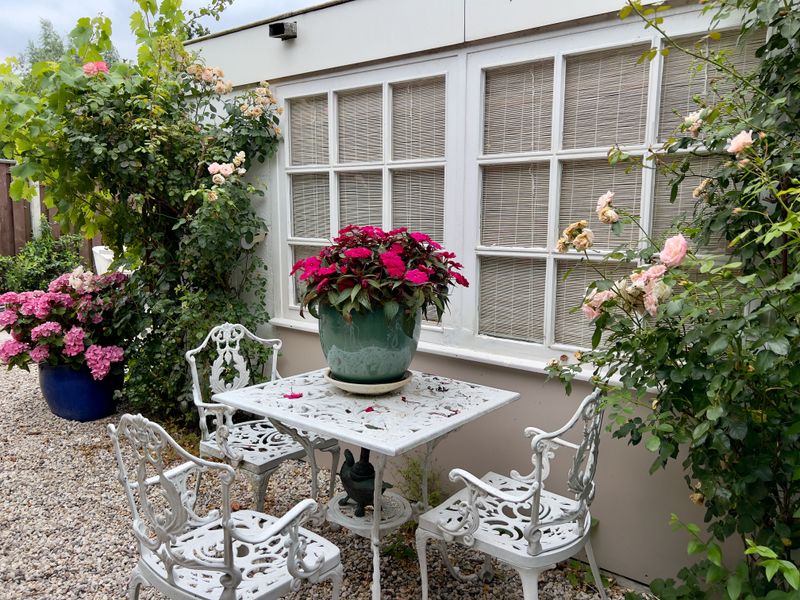 Tuin bij Huisje op de Dijk
